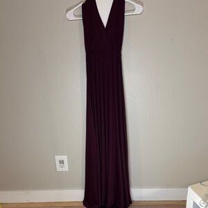 Elegant Plum Maxi Dress -31 sku